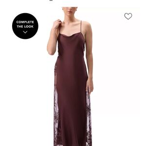 Rya lace detailed Elegant Black Maxi dress